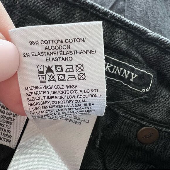 Lucky Brand Bridgette Skinny Ankle Raw Hem Button Fly Jeans - Picture 10 of 10